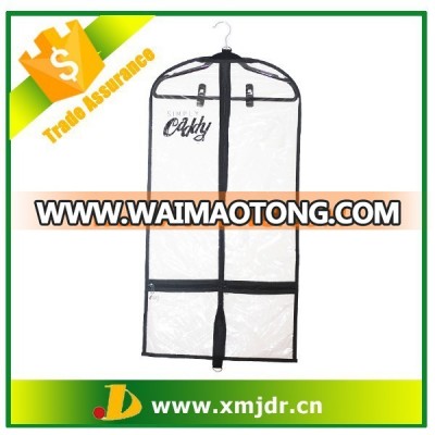 Clear PVC Dance Costume Garment Bag With Pockets