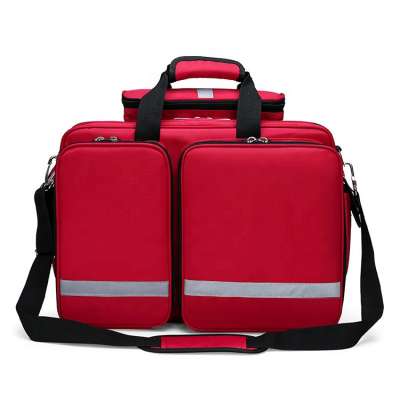 Travel Custom Design Red Large First Aid Medical Equipment Emergency Bag