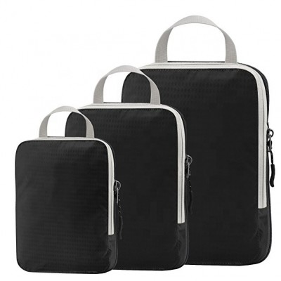 Factory Customised Lightweight Nylon Travel Packing Cubes Compression Organizers